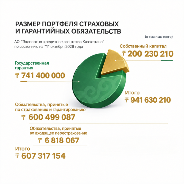 Размер портфеля страховых обязательств на 1 октября 2026 года